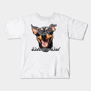 Doberman Dad T-Shirt - Dog Lover Gift, Pet Parent Apparel Kids T-Shirt